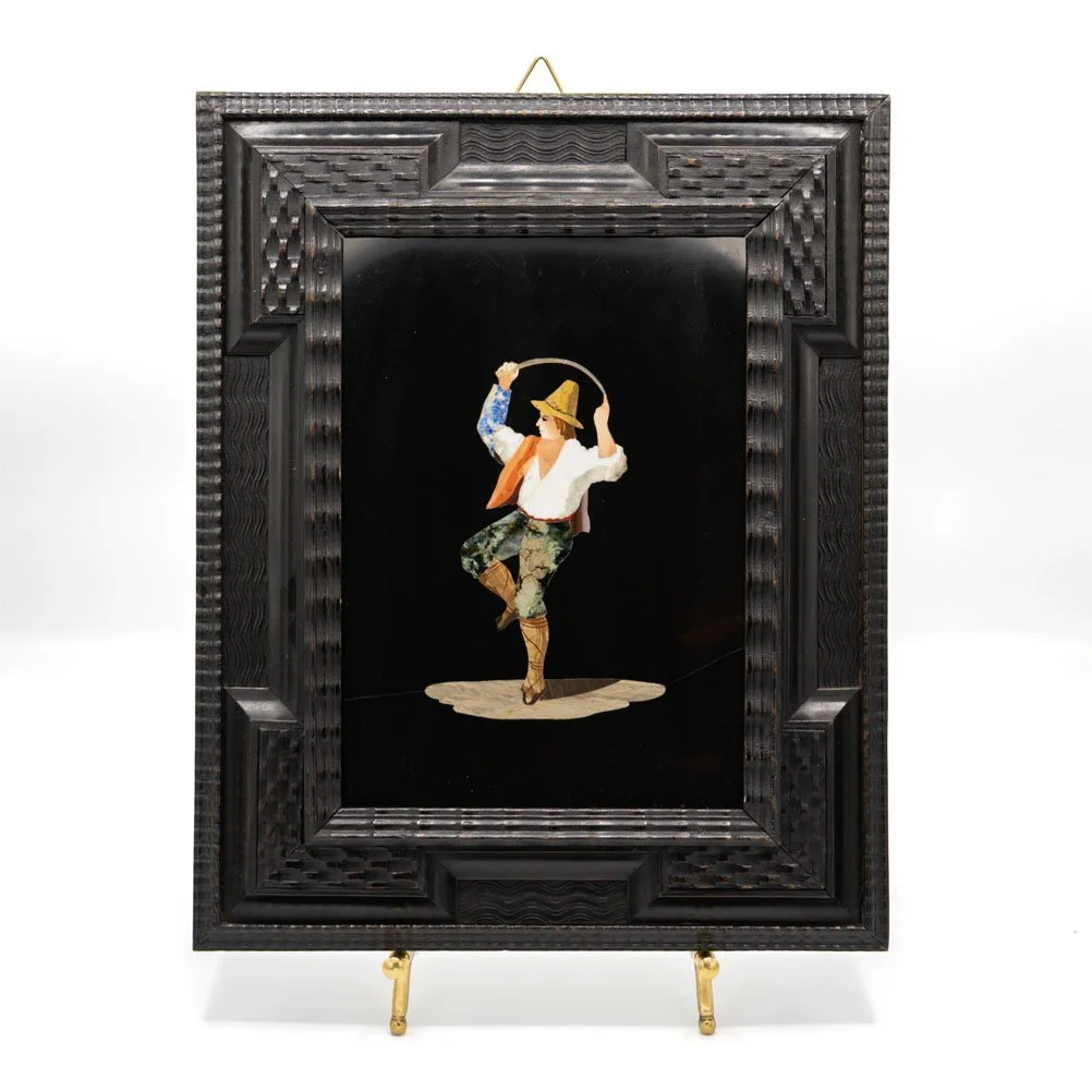 Museum quality Pietra Dura inlay of a Florentine old man — Pitti